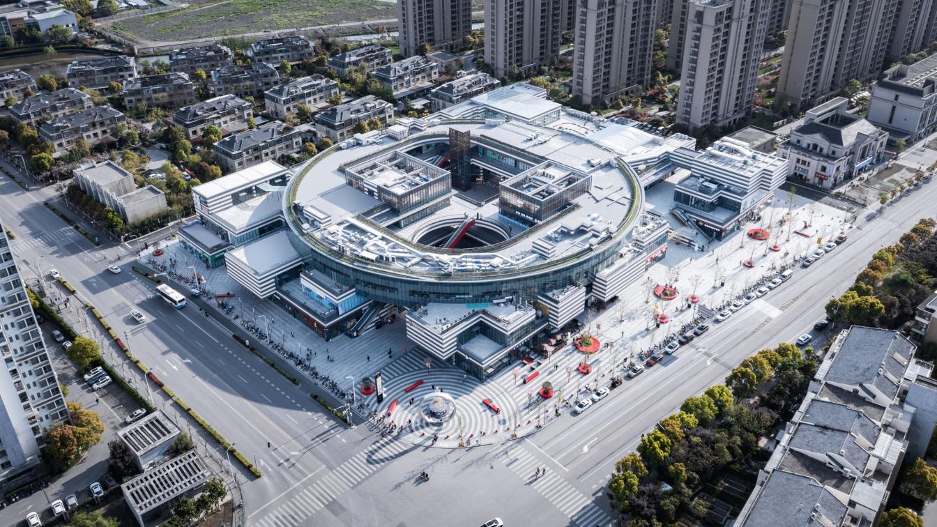 retail architecture, shopping mall, shanghai, neo plaza, clou architects,